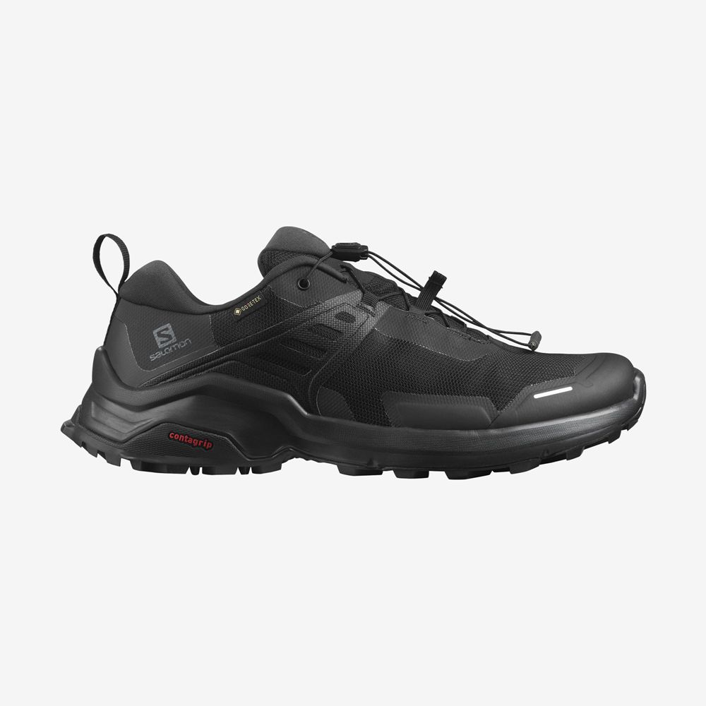 SALOMON X RAISE GORE-TEX Philippines - Men's Hiking Shoes - Black | 032419-EQR